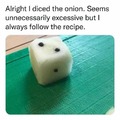 Dice the onion