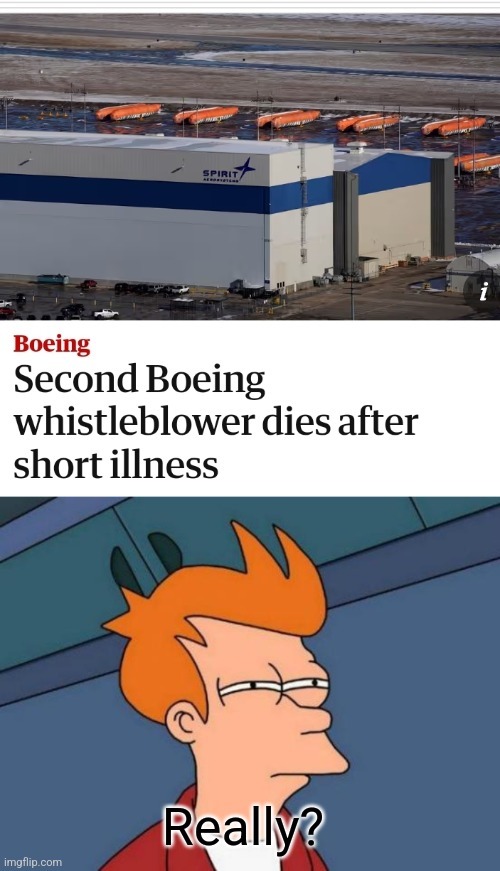 Can I blow a whistle? Boeing will fall in 2027 - meme