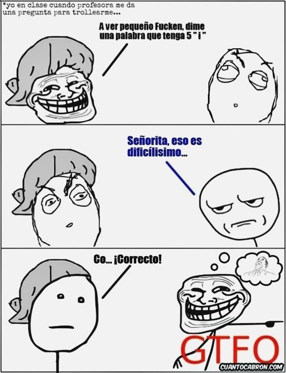 El troll resultó troleado - meme
