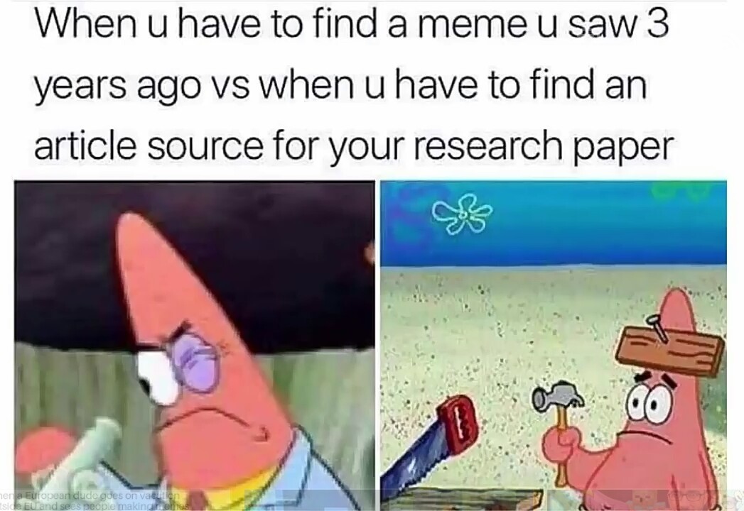 Patrick star - meme