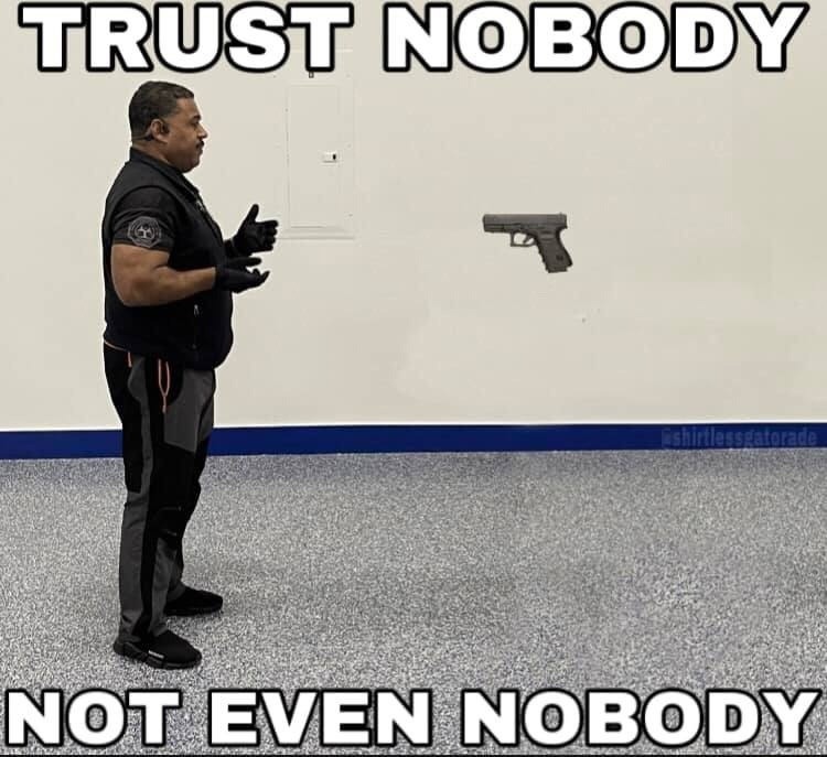Trust issues - meme