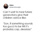Gen Z dads giving advice