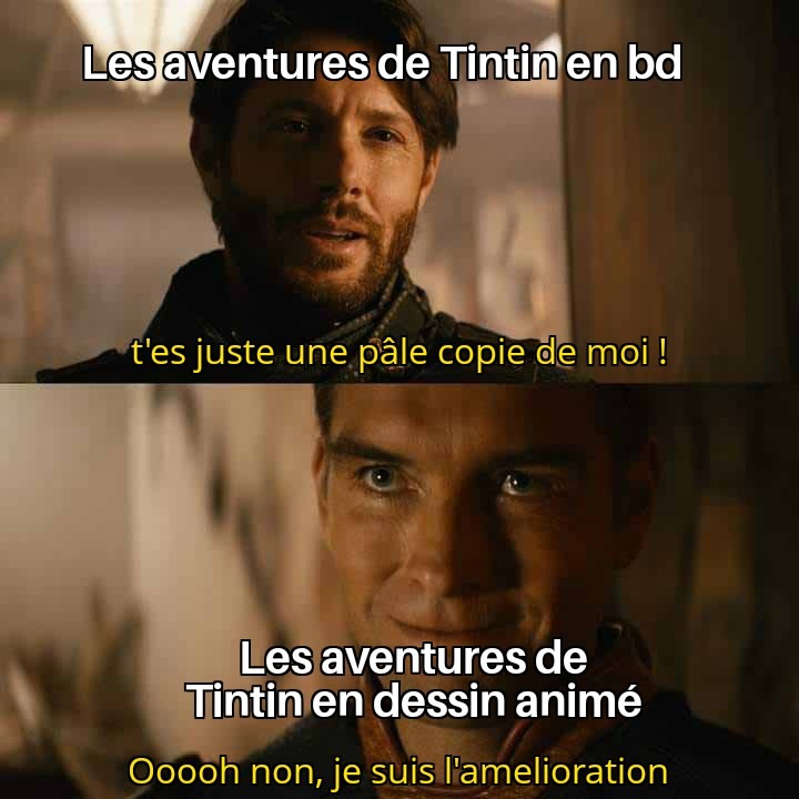 Mais ils ont abusé à supprimer Les deux premiers tomes et le passages Des indiens Dans Tintin en amérique... - meme