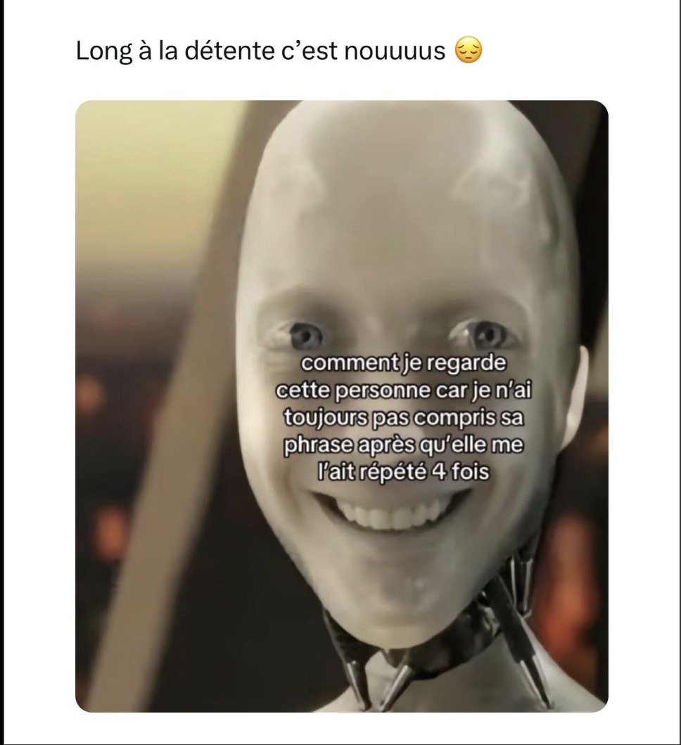 Tu fais « mmmhh » en mode t’as compris et ça passe - meme