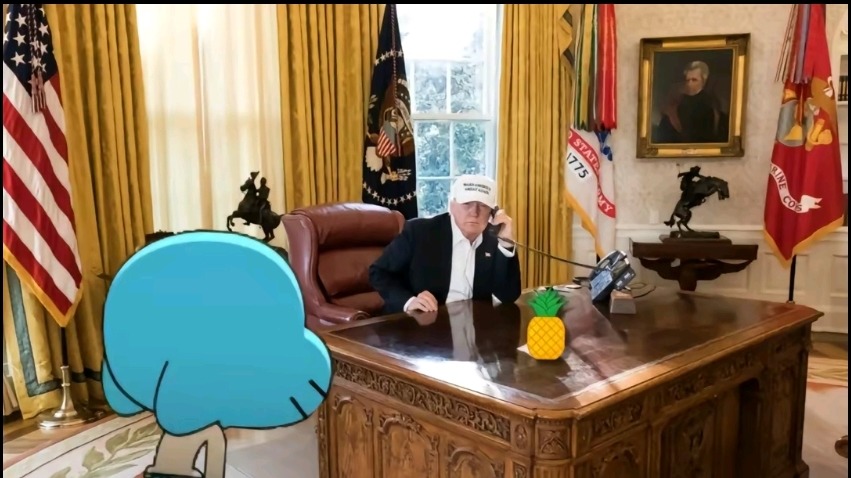 Feliz año nuevo, Memedroiders. Feliz 2025. Gumball ya por fin dejó la piña en el escritorio del presidente :pukecereal: