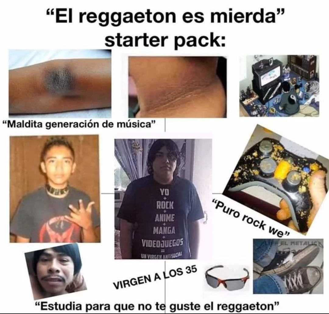 "Eres un npc seguro escuchas bad bunny" *procede a escuchar generos musical sobrevalorados como el rock o el pop o usar mierdatok* - meme
