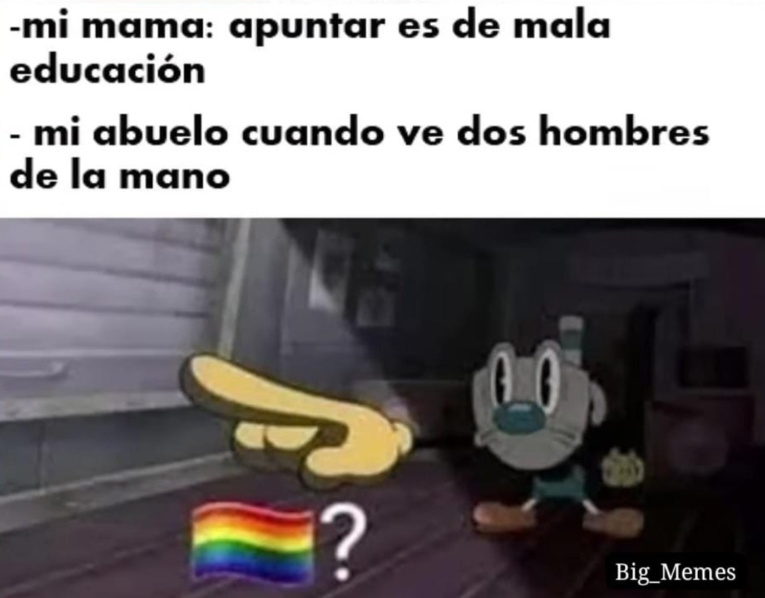mi abue lo hizo ayer ._. - meme