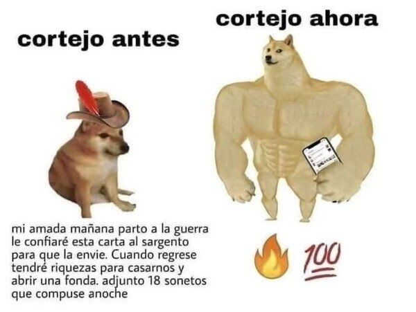 Cortejo antes: 18 sonetos y una fonda prometida - meme
