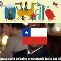 Gracias google por este homenaje A CHILE : D
