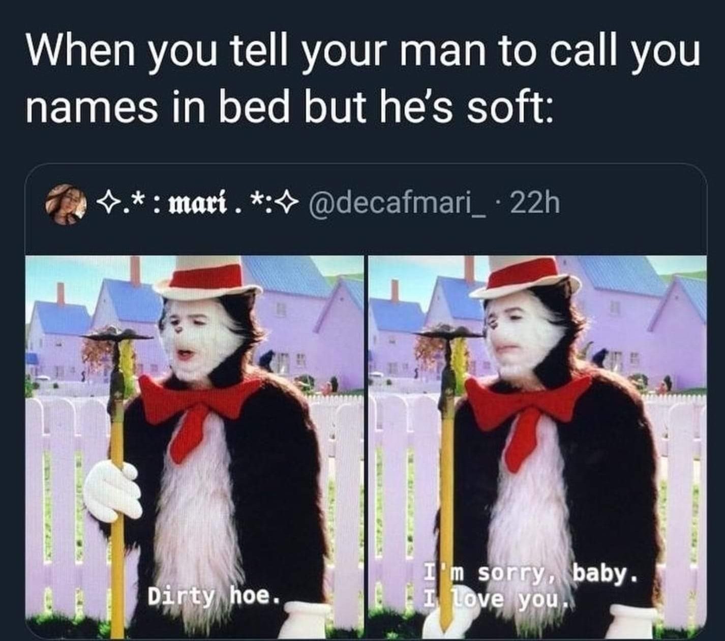 Dirty hoe - meme