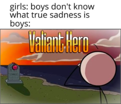 True sadness - meme