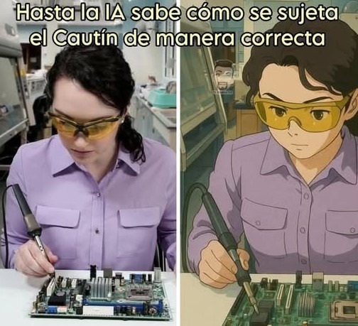 Hasta la IA sabe cómo se sujeta el calzón correctamente - meme
