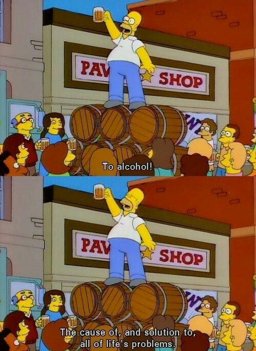 To alcohol! - meme