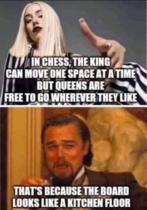 Playing chess - meme