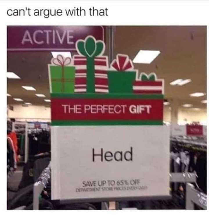 The perfect gift for Xmas - meme