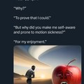 dongs in an apple