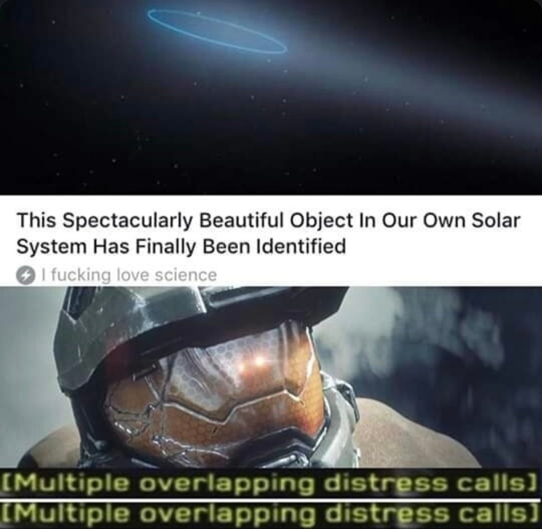 This gorgeous object in our solar system was finally identified and I don't trust it - meme