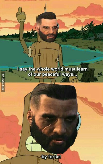 Fallout4 Brotherhood Of Steel in a nutshell - meme