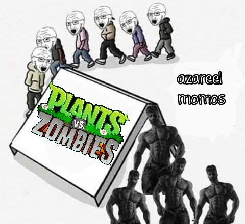 Plantas vs zombies GOD - meme