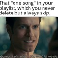 Whats your "one song"?