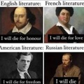 Western literature in 4 sentences