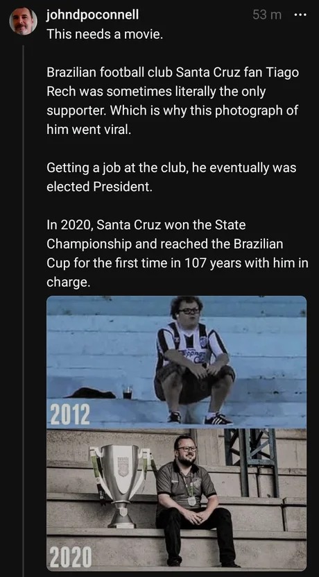 Awesome soccer story - meme
