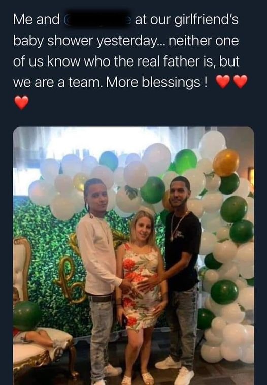 How she convince two grown men to go along with this is low key impressive - meme