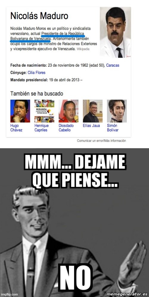 Al menos, no por mucho tiempo... - meme
