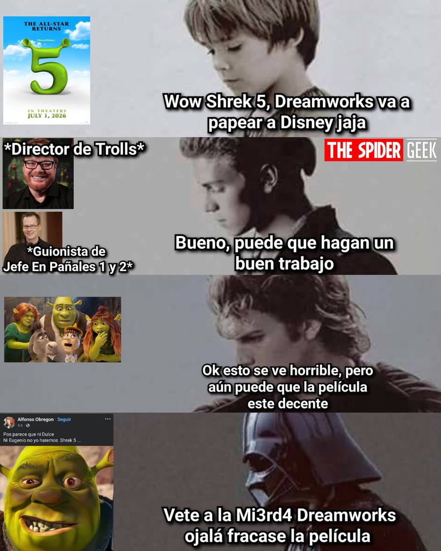Ya quiero ver la cara de astro recagado después de haber idolatrado a Dreamworks tanto rato - meme
