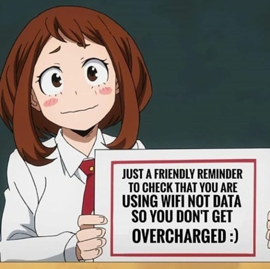 Dont waste you data! - meme