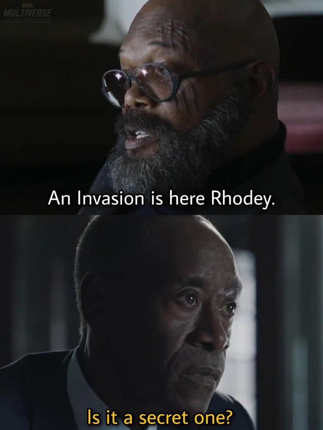 funny secret invasion meme