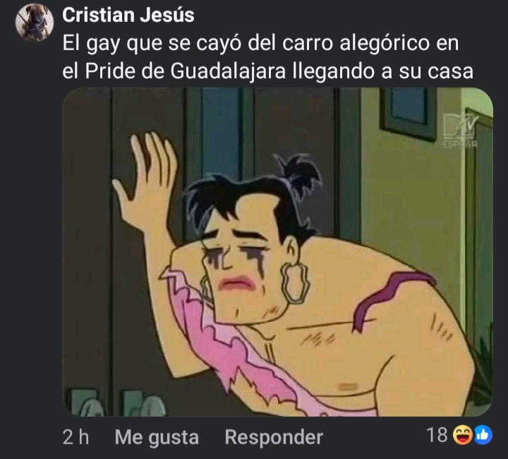 Cuando haces memes recortando comentarios de Facebook: