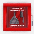 em caso de vidro quebrado, quebre o vidro