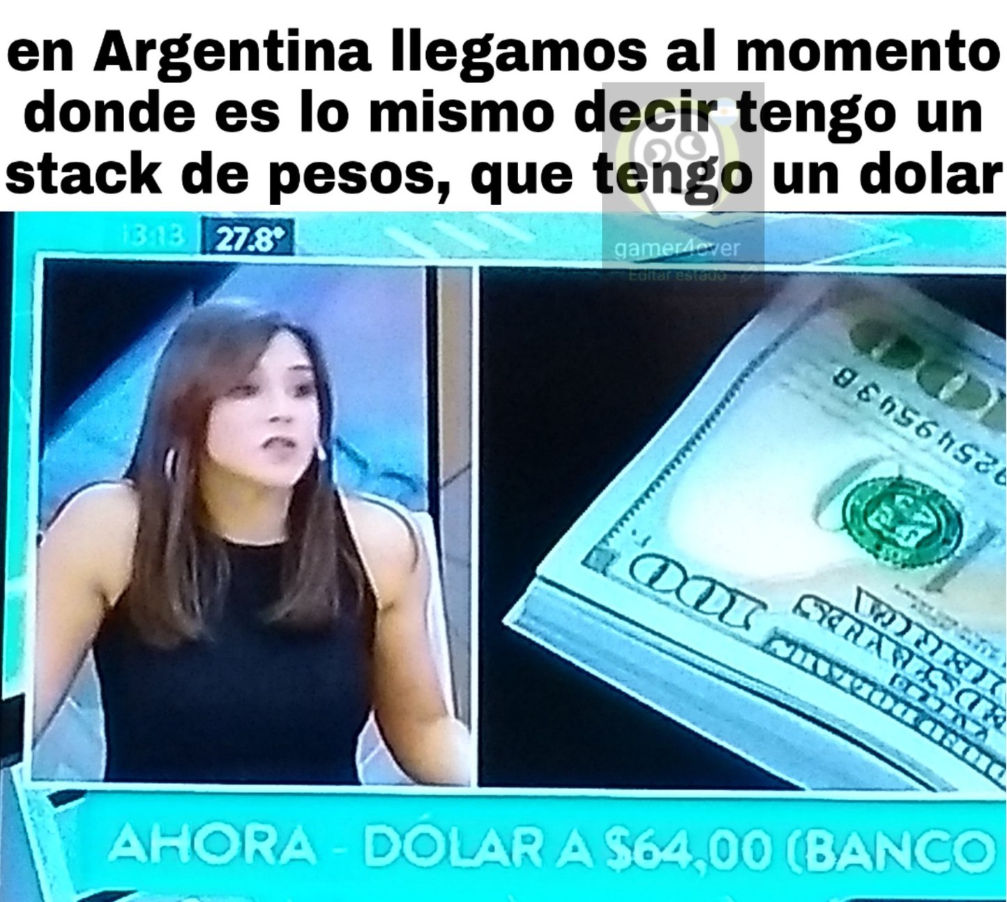 Argentina un país con buena económia - meme