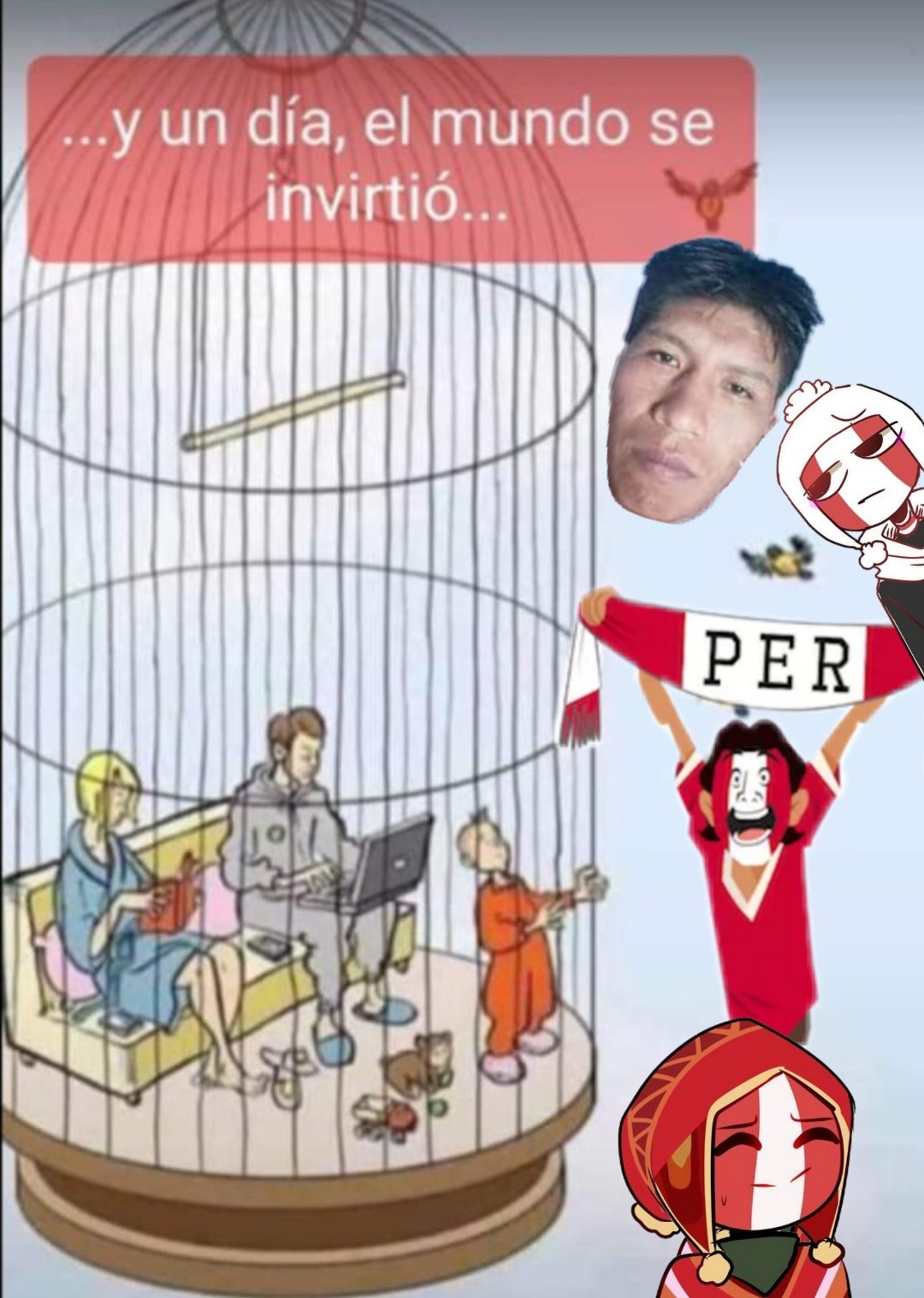 Que hacen los peruanos fuera de sus jaulas ? >:0 - meme