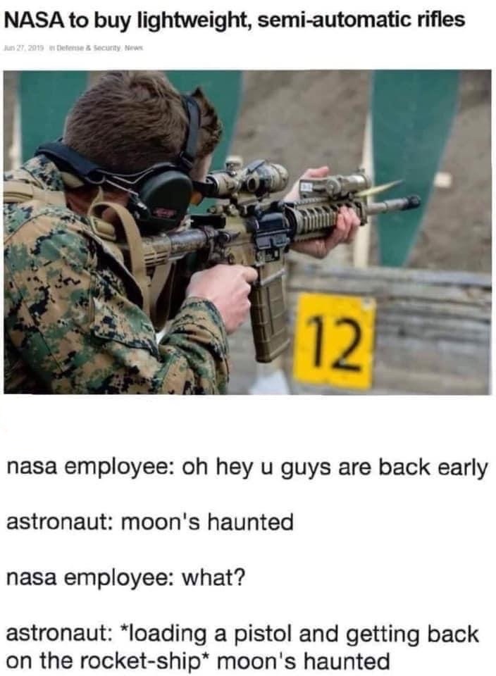 Nasa needs guns - meme
