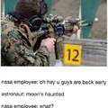 Nasa needs guns