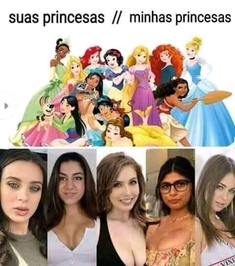 Princesas - meme