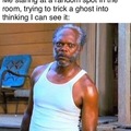 Pretending to trick a ghost