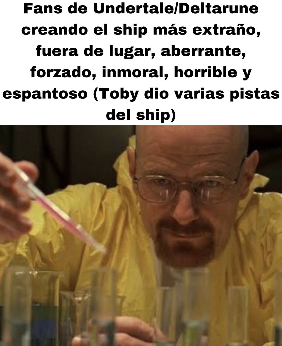 Siempre se excusan en que Toby dio pistas del ship :yaoming: - meme