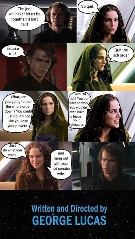Star Wars prequels - meme