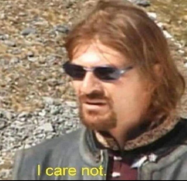 Boromir with sunglasses - meme