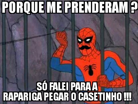 Histórias do homem aranha português - meme