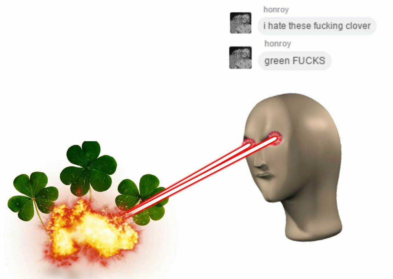 Green fuc - meme