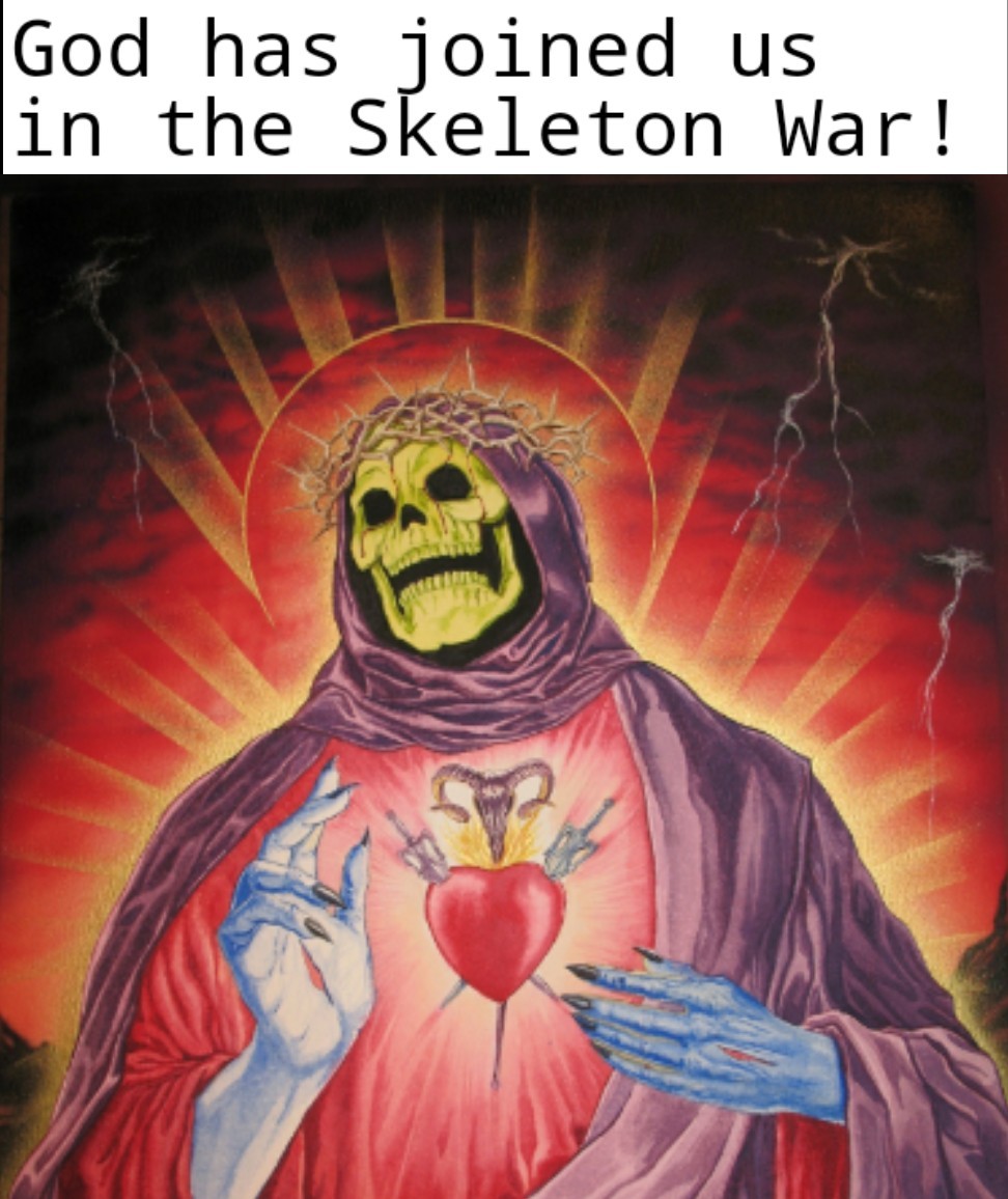 All hail lord Skeletor! - meme