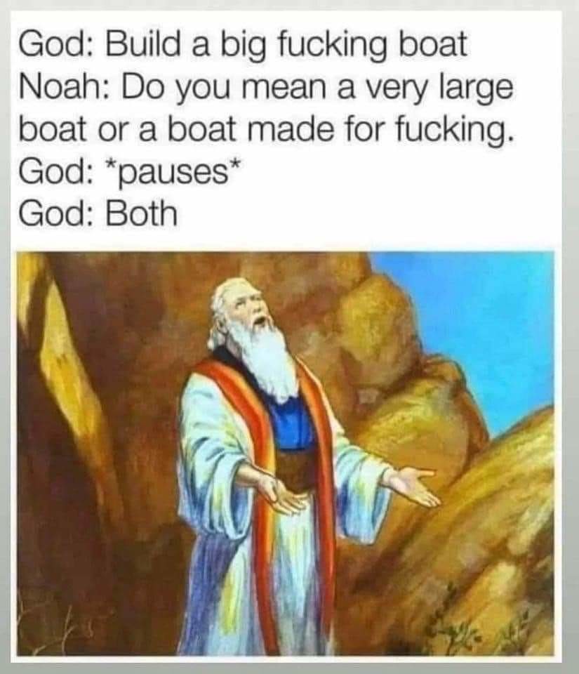 Good job Noah - meme