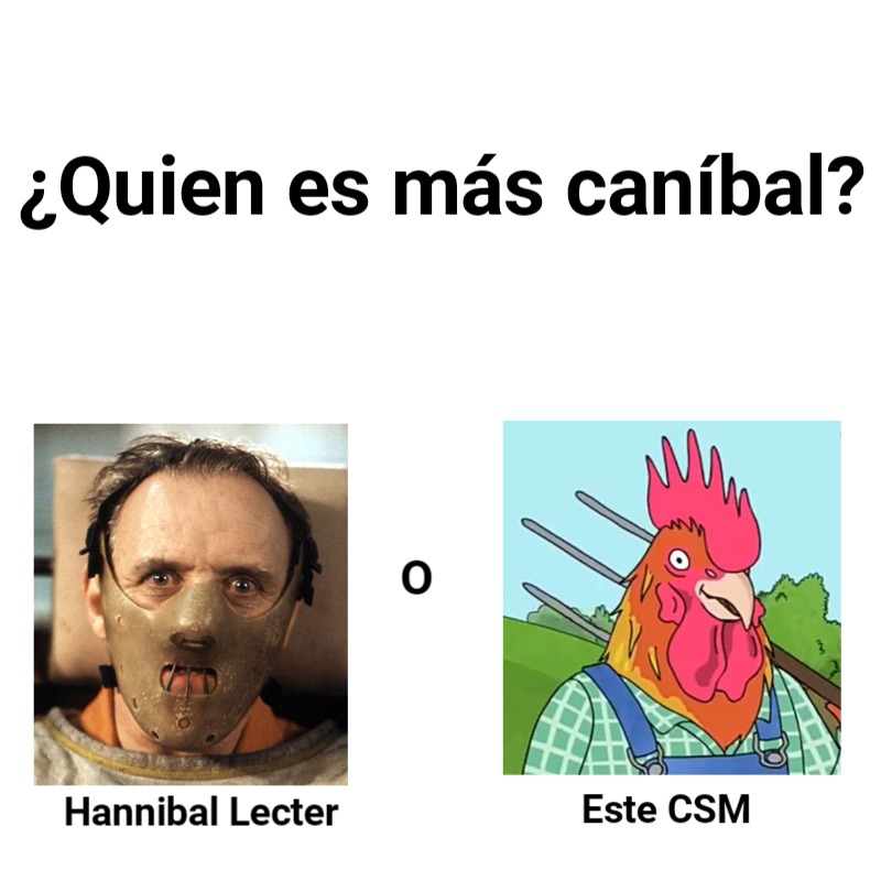 Canibalismo - meme