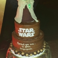 Star Wars cake at a friend of the family's wedding!