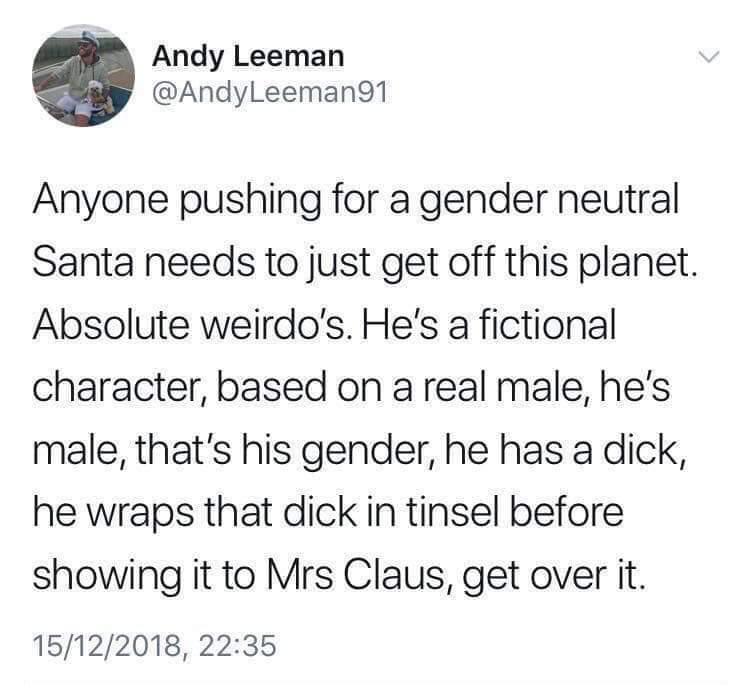 Santa dick - meme