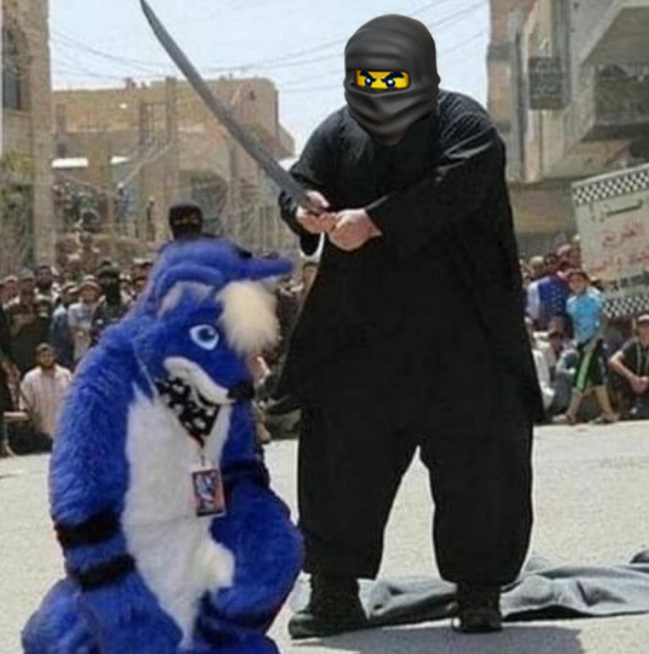 Black Ninja of Ninjago kills a furry - meme